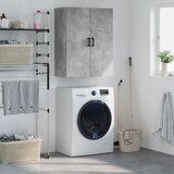 The Living Store Stenska omarica betonsko siva 69,5x34x90 cm - Stenska Omarica, (21429409) | Shoptok.si
