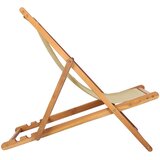  Ležaljka Bež Čvrsto teak drvo | shoptok.hr