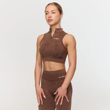 GymBeam Fierce Seamless Sports Bra Brown L | Eponuda.com