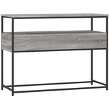  Konzolni stol siva boja hrasta 100x40x75 cm konstruirano drvo | shoptok.hr