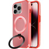 AVIZAR Ohišje MagSafe, odporno na udarce, za iPhone 14 Pro s stojalom, Rdeča, (5000010684) | Shoptok.si