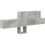  Vješalica za kapute na zidu Betonska siva 100 x 12 x 43.5 cm | shoptok.hr