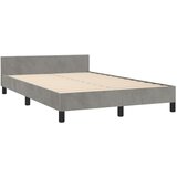  Okvir za krevet bez madraca svjetlosivi 120x190 cm baršunasti | shoptok.hr