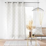 Douceur d intérieur Belo-bež prosojna zavesa 140x240 cm Majestia – | Shoptok.si