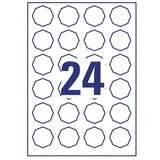 Avery Zweckform Odstranljive osem kotne etikete 40,8 x 40,3 mm | Shoptok.si