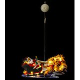 Aigostar LED božićna dekoracija LED/3xAAA Deda Mraz sa irvasima 13,4cm Slike