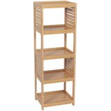 Tendance kupatilski ormarić sa 5 POLICA TRINIDAD 37X30X109CM MDF BAMBOO 9932764 Cene