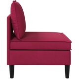 SOFA s pohranom Vinska crvena Baršun - boja crnog vina Srednja | shoptok.hr