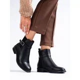 SHELOVET Classic black women's boots