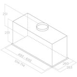 Elica ugradni aspirator fold s IX/A/52 | ePonuda.com
