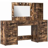  Toaletni stol s ladicama 3 pcs Dimljeni hrast Konstruirano drvo | shoptok.hr