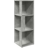 vidaXL Kotna omarica betonsko siva 33x33x100 cm iverna plošča | Shoptok.si