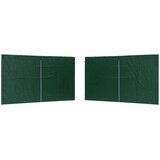  Stranska stena zabavnega šotora 2 pcs Zelena 400 x 195 cm, (5000218857) | Shoptok.si