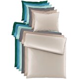 Novel posteljnina tanja 200/200 cm saten sivoroza | Shoptok.si