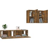  4-dijelni set TV ormarića boja dimljenog hrasta drveni | shoptok.hr