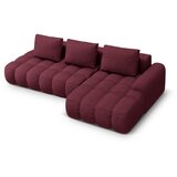 Cosmopolitan Design Bordo rdeča raztegljiva/s prostorom za shranjevanje kotna sedežna garnitura (desni kot/z ležalnikom) Linz – | Shoptok.si