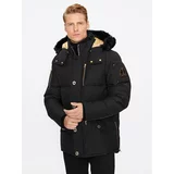 Moose Knuckles Zimska jakna Gold 3Q Jacket Sharling M32MJ128GS Črna Regular Fit