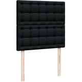 vidaXL Krevet s oprugama i madracem crni 90x200 cm od tkanine | shoptok.hr