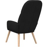  Stolica za opuštanje od tkanine crna | shoptok.hr
