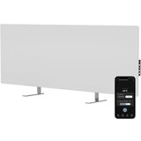 Aeno Premium Eco Smart Heater, 700W, Tempered glass, Infrared+convection heating type, Led display Plug type: Europe (EF type), WHITEManufa Cene