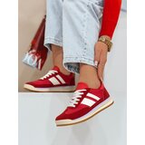 DStreet Sportowe sneakersy damskie RAVIOS czerwone | Shoptok.si