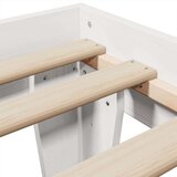 vidaXL Okvir kreveta bez madraca bijeli 90 x 200 cm masivna borovina | shoptok.hr