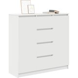  Komoda s ladicama bijela 100,5x35x98,5 cm konstruirano drvo | shoptok.hr