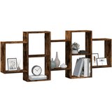  Zidna polica boja hrasta 159x18x65 cm konstruirano drvo | shoptok.hr