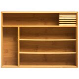 5five FIVE ORGANIZATOR ZA PRIBOR 38X28X4X7CM BAMBUS NATURAL 151153 cene