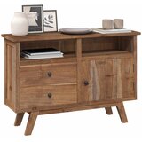  Kreveta s ladicama Prirodna 100 x 30 x 68 cm Čvrsto teak drvo | shoptok.hr