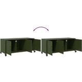 vidaXL TV ormarić maslinastozeleni 100,5 x 39 x 43,5 cm čelični | shoptok.hr