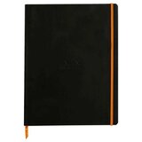  Notes A4+, Rhodia Rhodiarama, meke korice, s gumicom, diktando crte, crni | shoptok.hr