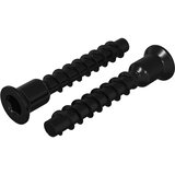  Šestarasti vijak s čepom 2 pcs Crna 7 x 40 mm Željezo | Eponuda.com