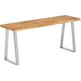  Klupa sa živim rubom 105 cm od masivnog bagremovog drva | shoptok.hr