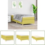 The Living Store Posteljni okvir zelen 80x200 cm blago - Posteljni Okvir, (21737268) | Shoptok.si