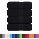  Ručnici za goste FROGN 4 kom. Crni 30x50 cm 360 g/m² | Shoptok.si