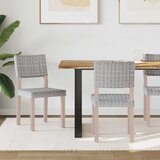  Stolac za blagovanje 2 pcs Kubu Ratan Bijelo pranje | shoptok.hr