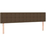  Box spring postelja z vzmetnico LED temno rjava 180x200cm blago, (20895382) | Shoptok.si