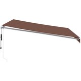 Tenda na automatsko uvlačenje s LED smeđa 400 x 350 cm | Eponuda.com