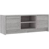 Maison Chic TV omarica - TV enota - Televizijska omarica siva sonoma 102x30x37,5 cm inženirski les, (21701048) | Shoptok.si