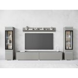 XXXL Dnevni Regal Vera I, Siva Z Osvetlitvijo, 4-Delni | Shoptok.si