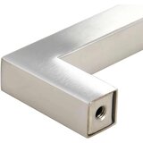  Ručke za ormarić 5 kom srebrne 480 mm od nehrđajućeg čelika | shoptok.hr