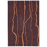 Kayoom RAVNO TKANA PREPROGA 70/140 cm taftano oranžna, rjavosiva | Shoptok.si
