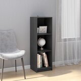 vidaXL Ormarić za knjige / sobna pregrada sivi 36x33x110 cm borovina Cijene