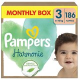 Pampers PLENICE plenice Harmonie, velikost 3 (6-10 kg), 186 kosov | Shoptok.si