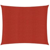 vidaXL Jedro za zaštitu od sunca 160 g/m² crveno 4 x 4 m HDPE | shoptok.hr