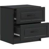  Noćni ormar 2 pcs Crna 43 x 34 5 x 44 5 cm Konstruirano drvo | shoptok.hr