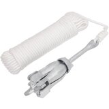 vidaXL Zložljivo sidro z vrvjo srebrno 2,5 kg temprano železo | Shoptok.si