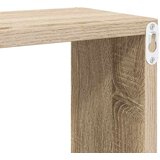  Kockaste zidne police 2 kom boja hrasta sonome 30 x 15 x 30 cm | shoptok.hr