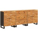  Kreveta 3 pcs Smeđa 60 x 33 x 75 cm Čvrsto drvo manga | shoptok.hr